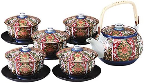 Arita Ware 157281 Kinko Imari Bancha Set with Tea Holder