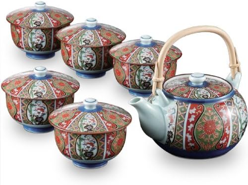 Arita Ware 157281 Kinko Imari Bancha Set with Tea Holder