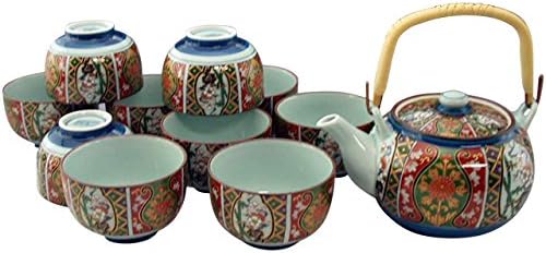 Arita Ware 157281 Kinko Imari Bancha Set with Tea Holder