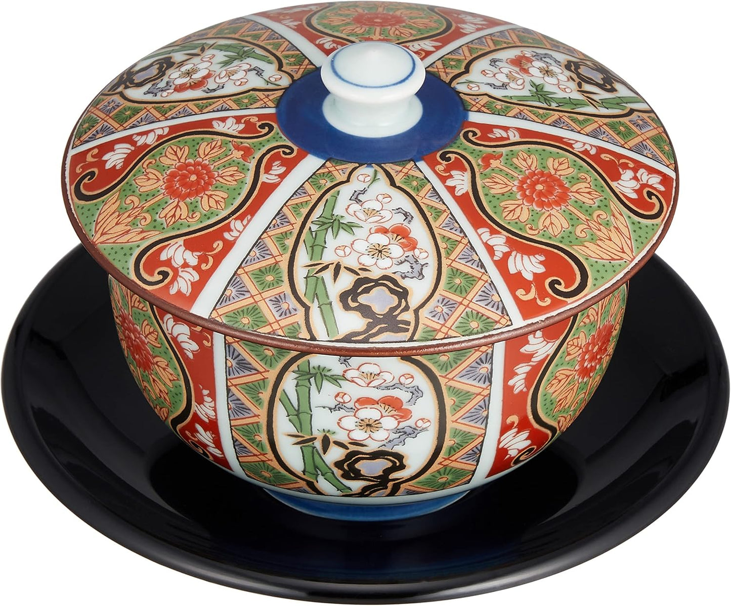 Arita Ware 157281 Kinko Imari Bancha Set with Tea Holder