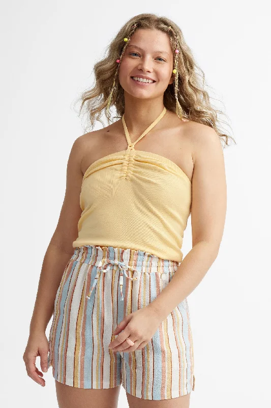 Camisole nouée au cou en coton - Femme