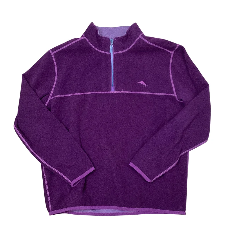 Sweatshirt Collar By Tommy Bahama In Purple, Size: Xl