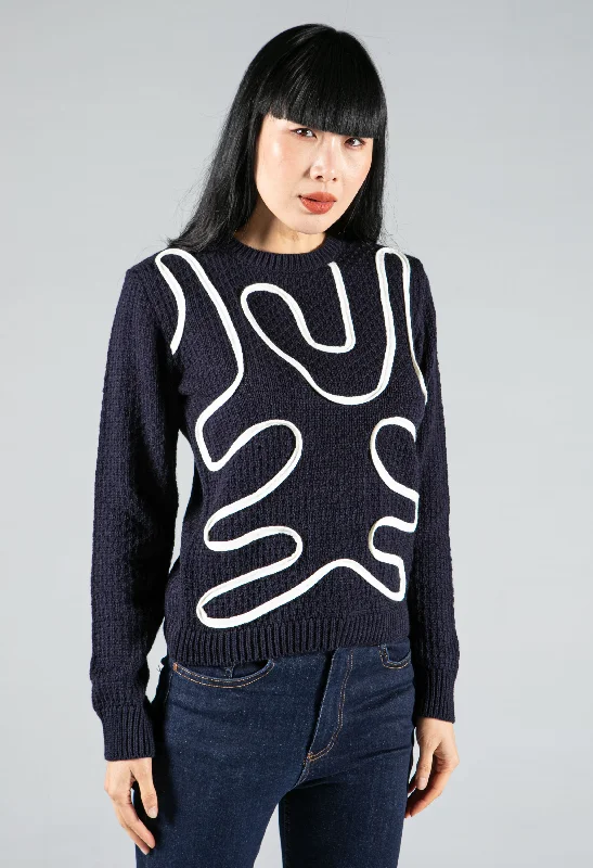 Ribbon Detail Pullover Knit