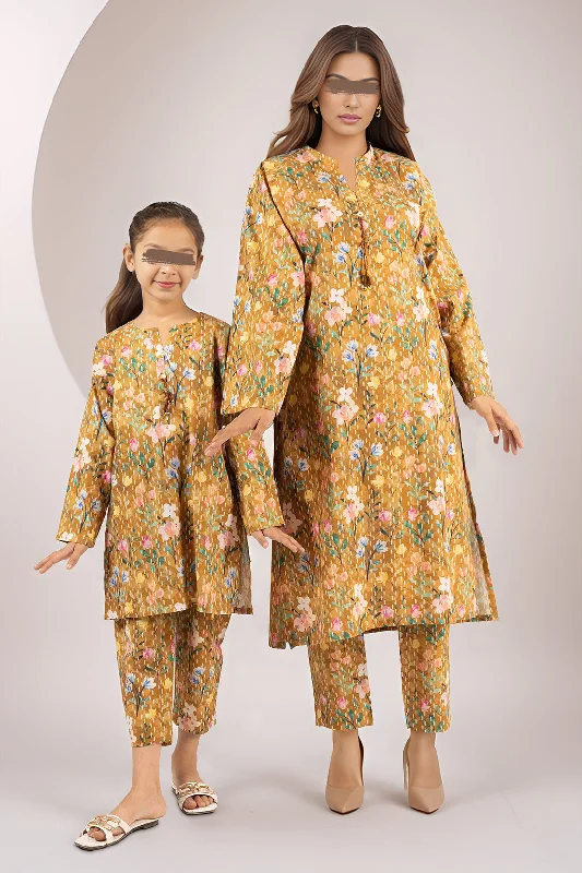 SAYA's Printed Khaddar Stitched For Mom And Daughter