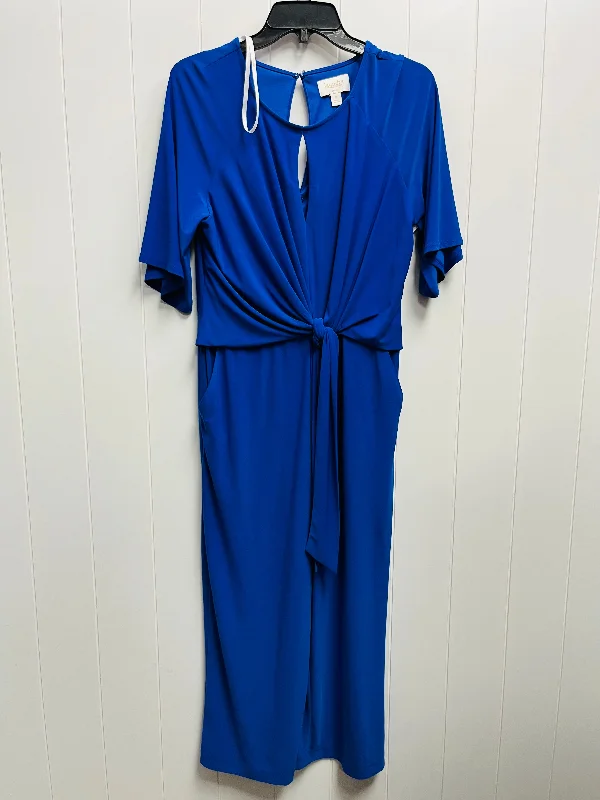 Jumpsuit By Laundry In Blue, Size: 10