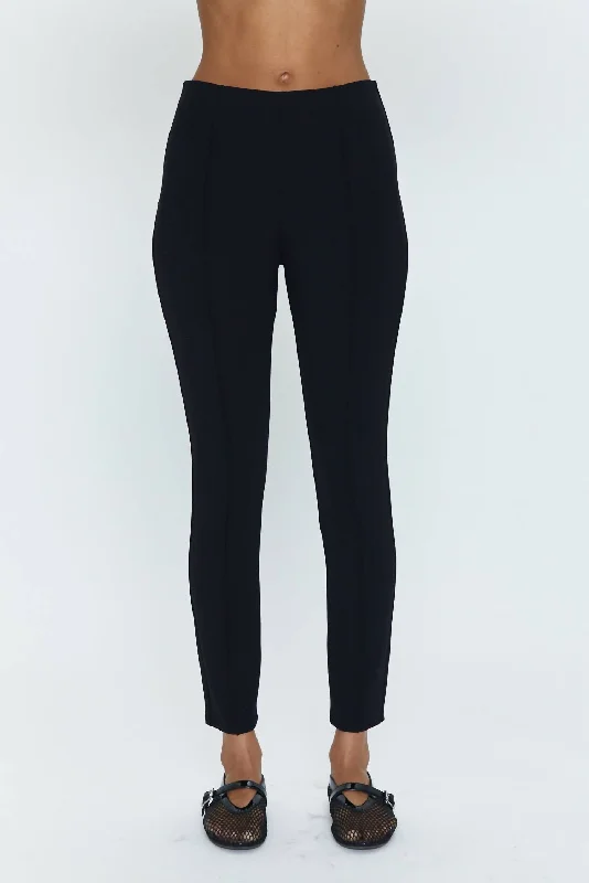 Women's Aline High Rise Pull On Pant In Black