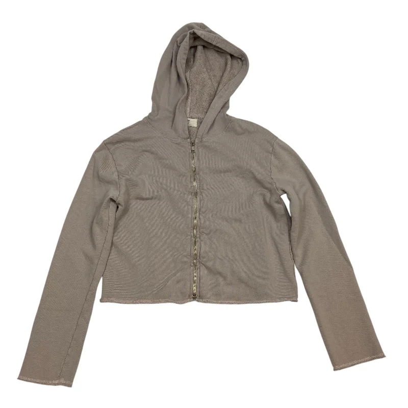 Sweatshirt Hoodie By T.la In Tan, Size: Xsp