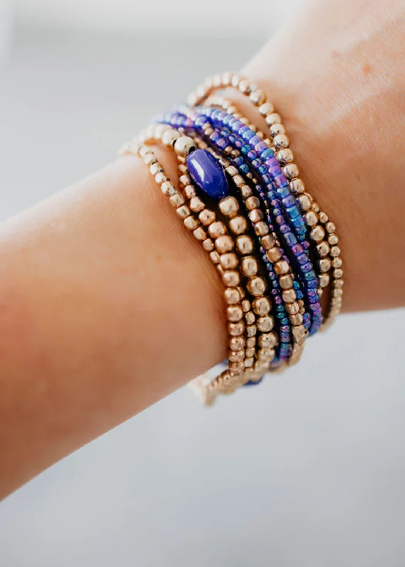 Layered Bead Stretch Bracelet