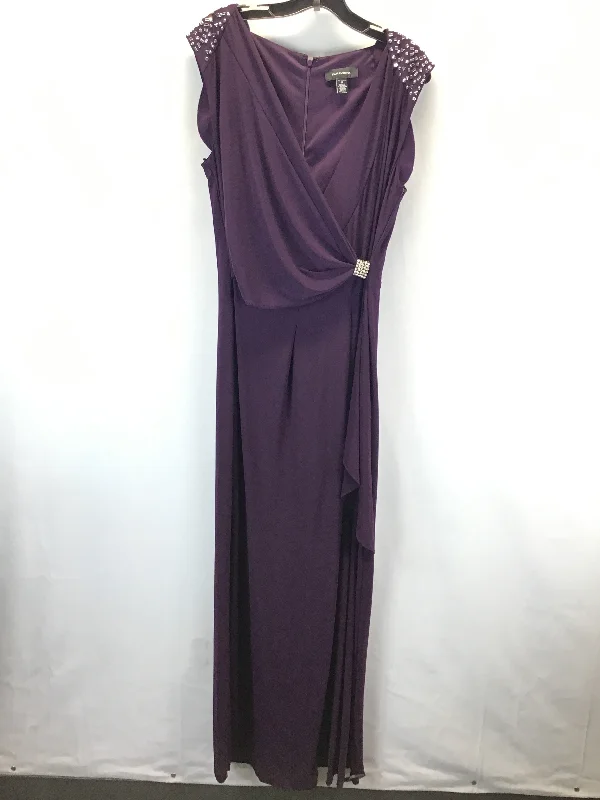 Jumpsuit By R And M Richards In Purple, Size: Xl