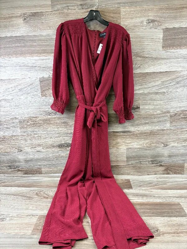 Jumpsuit By Lane Bryant In Red, Size: 1x