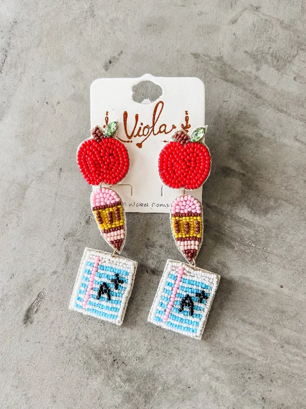 Paper and Pencil Earrings