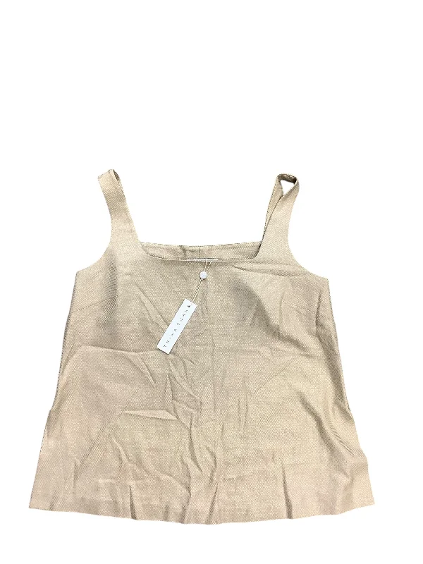 Blouse Sleeveless By Trina Turk In Tan, Size: M