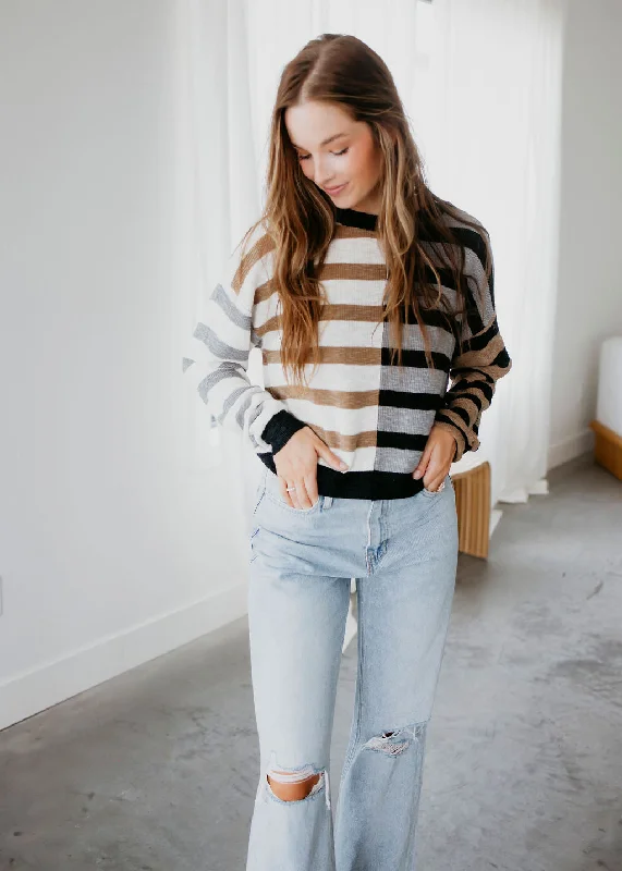 Rogue Colorblock Striped Sweater