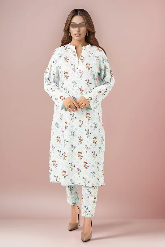 Printed Khaddar Stitched 2 Piece (Shirt/Trouser)