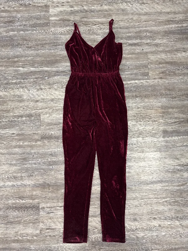 Jumpsuit By Cupcakes And Cashmere In Red, Size: Xs