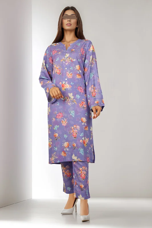 Printed Karandi Stitched 2 Piece (Shirt/Trouser)