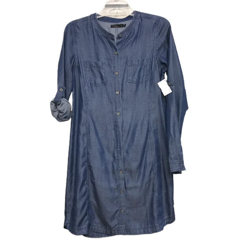 Dress Casual Short By Prana In Blue Denim, Size: S