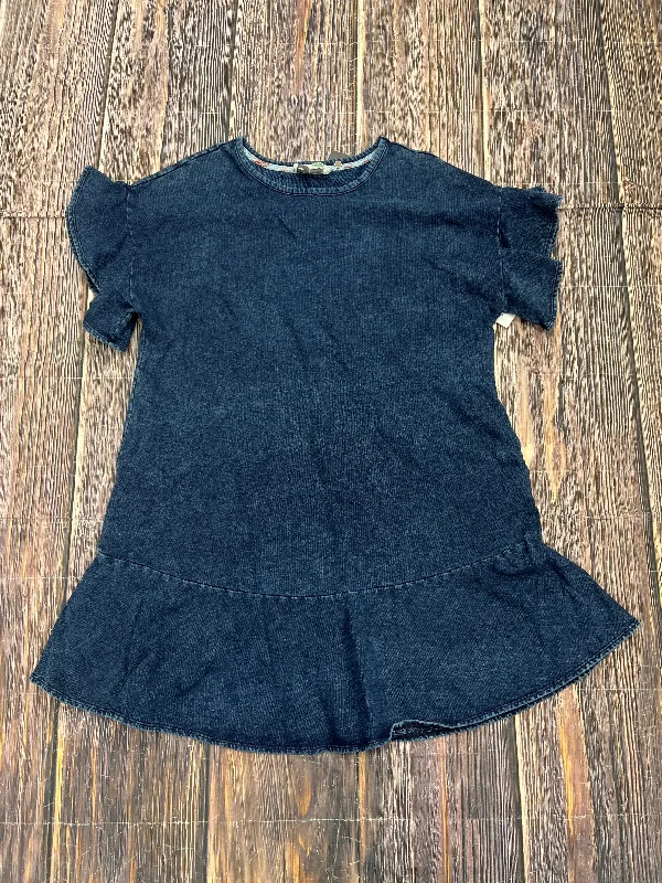 Dress Casual Short By Saturday/sunday In Blue Denim, Size: L