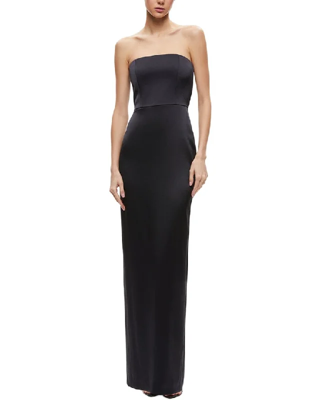 alice + olivia Doreen Strapless Maxi Dress