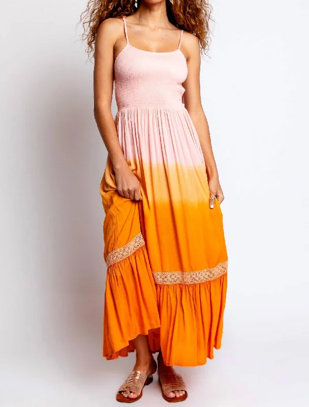 Avalon Maxi Dress In Dawn Ombre