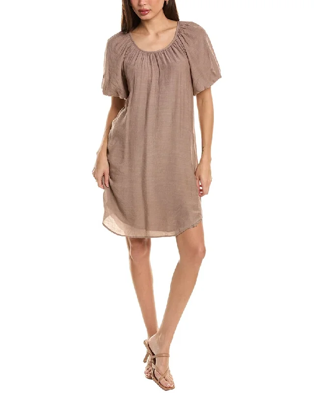 Bobeau Bubble Sleeve Mini Dress