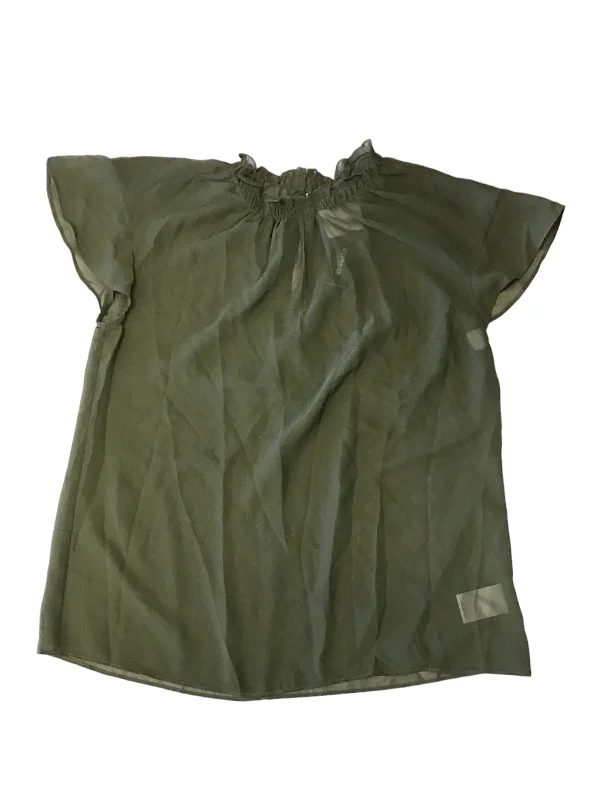 Green Top Short Sleeve Express, Size M