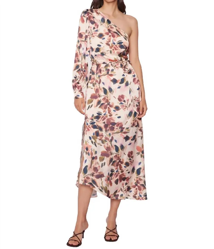 Thea Maxi Dress In Cream-Floral-Multi