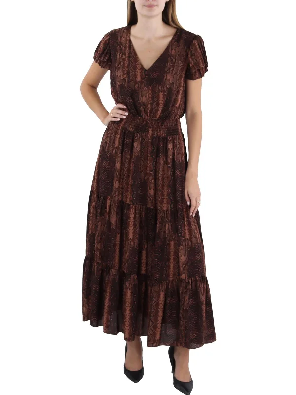 Womens Chiffon Long Maxi Dress