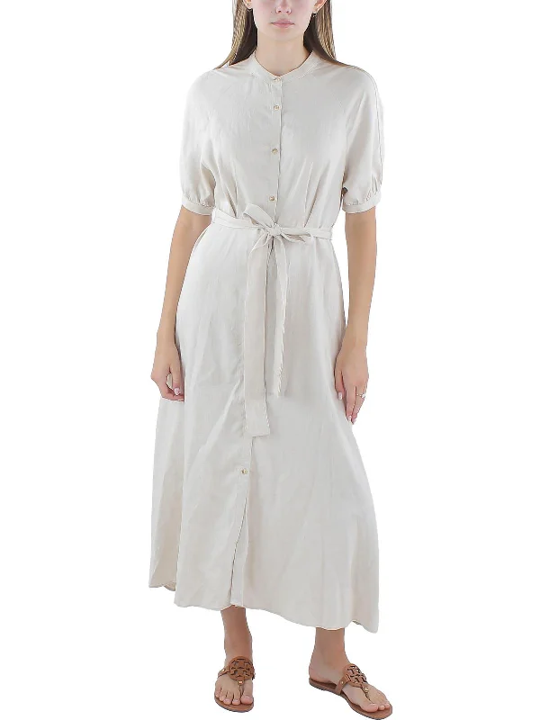 Womens Work Maxi Shirtdress