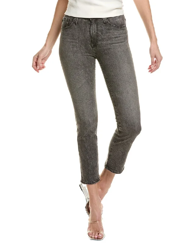 AG Jeans Isabelle High-Rise Straight Crop Jean