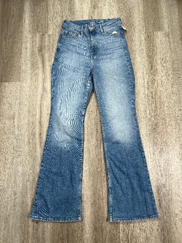 Jeans Flared By Old Navy In Blue Denim, Size: 4