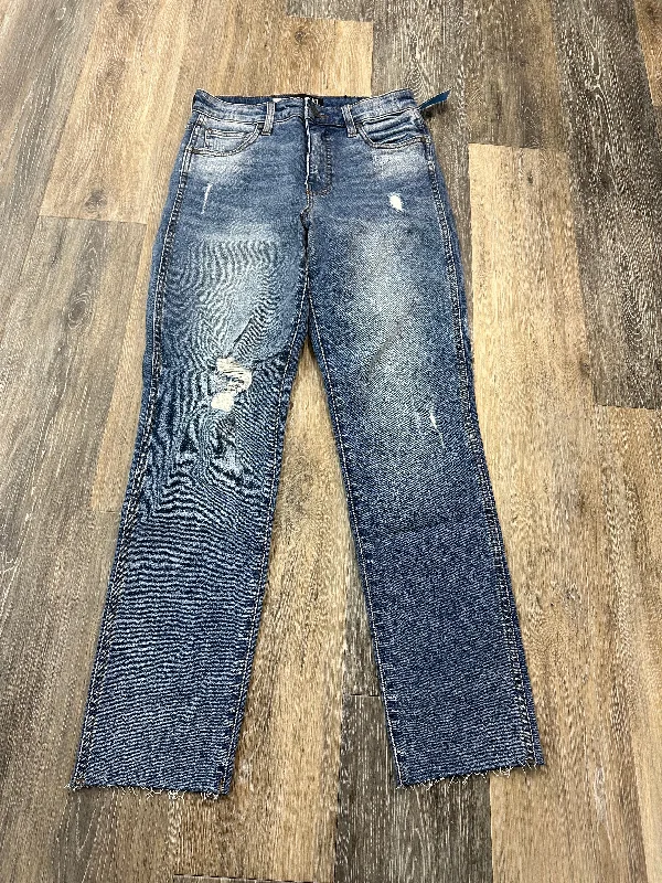 Jeans Straight By Kut In Blue Denim, Size: 0