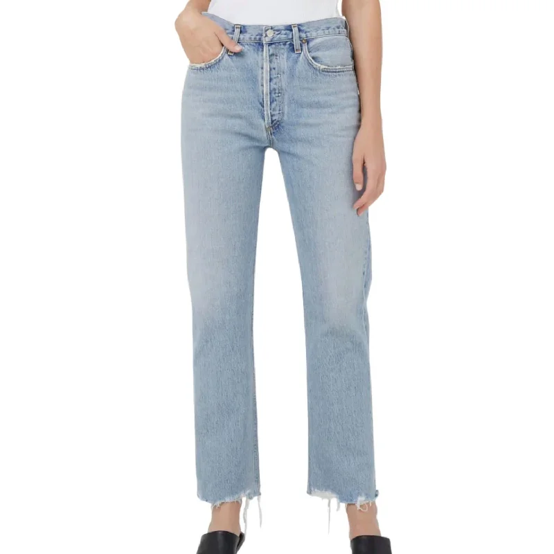 Lana Mid Rise Straight Leg Jeans In Curio