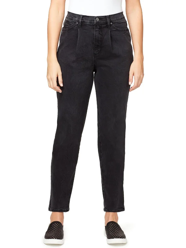 Womens High-Rise Relaxed Slim Jeans