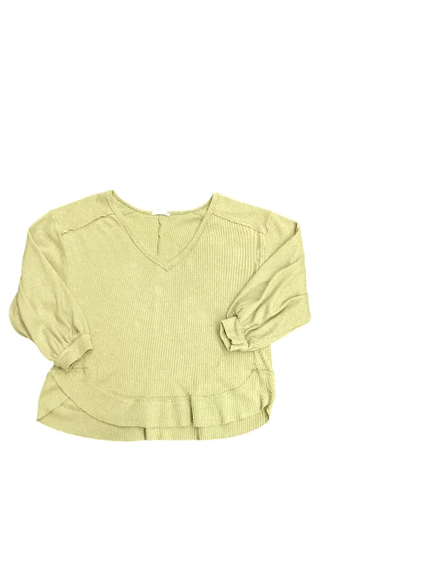 Top Long Sleeve By Altard State In Green, Size: Xs