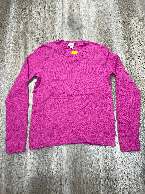 Top Long Sleeve By J. Crew In Pink, Size: M