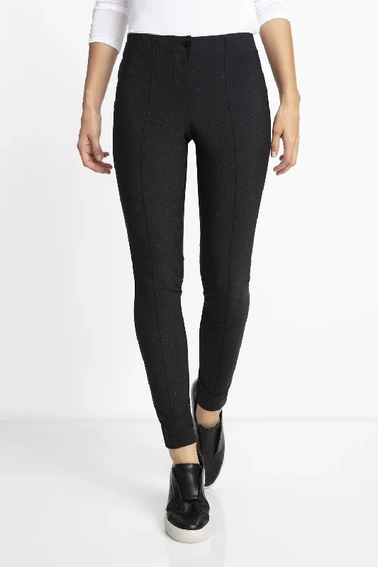 Anatomie Arella Pant Slim Fit Lycra In Black Sparkle