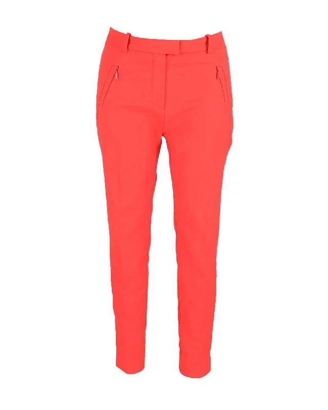 Boss by Hugo Boss Slim-Fit Trousers in Orange Cotton