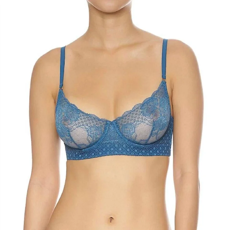 Capri Underwire Bra In Teal