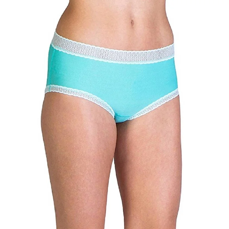 Give-N-Go Lacy Full Cut Brief Panty In Isla