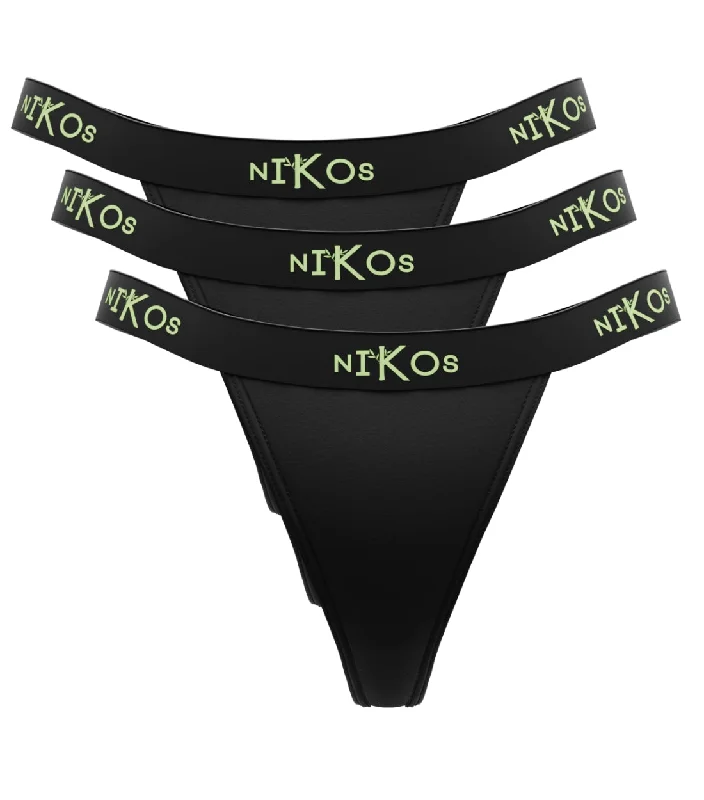 Nikos Bamboo Thongs (3-Pack)