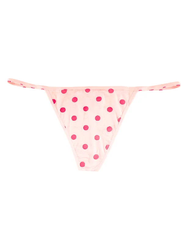 AiraModal™ Polka Dot Pink G-String