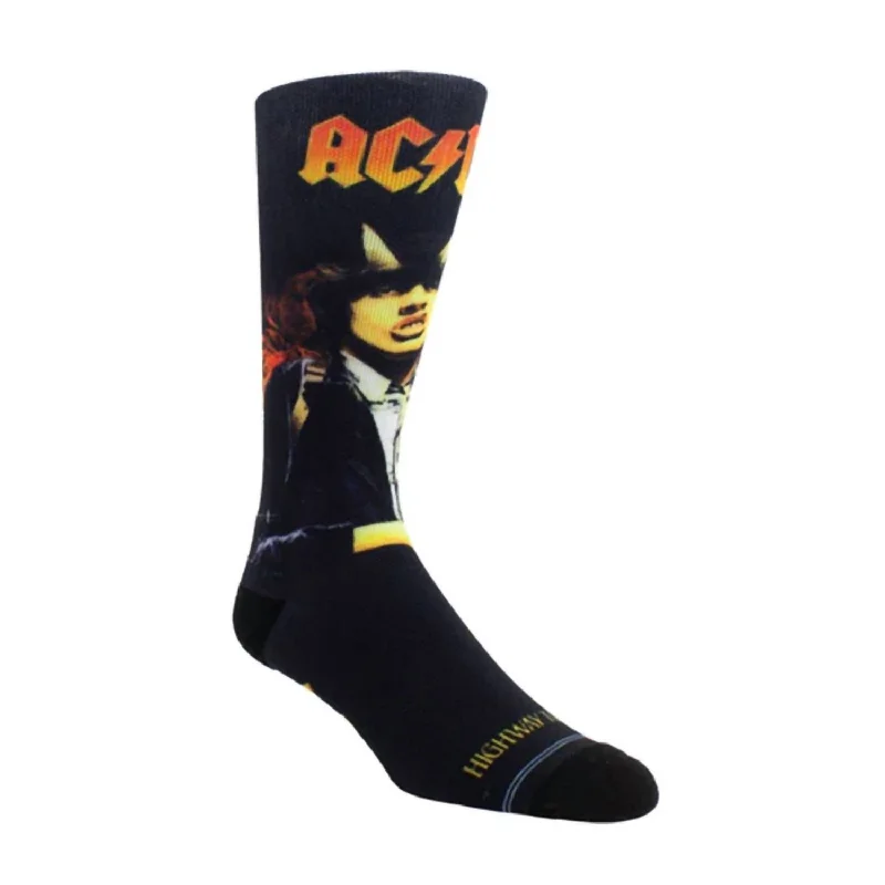 Unisex - Ac/dc Highway To Hell Sock In Black