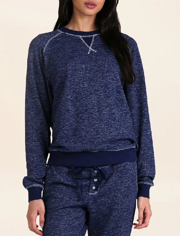 So Soft Fleecy Pullover in Navy