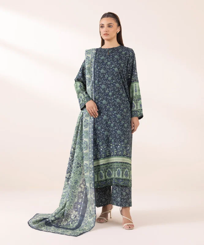 Printed Light Khaddar Dupatta