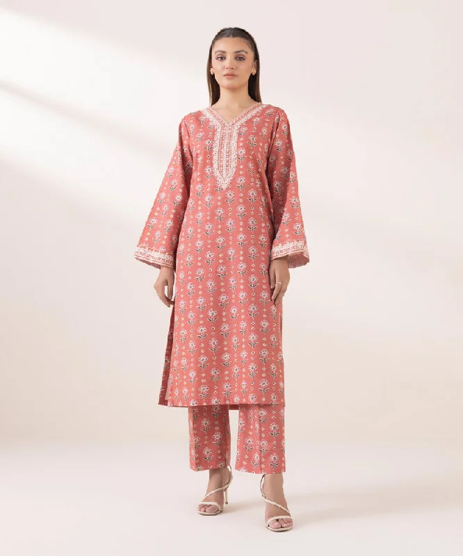 Embroidered Light Khaddar Shirt